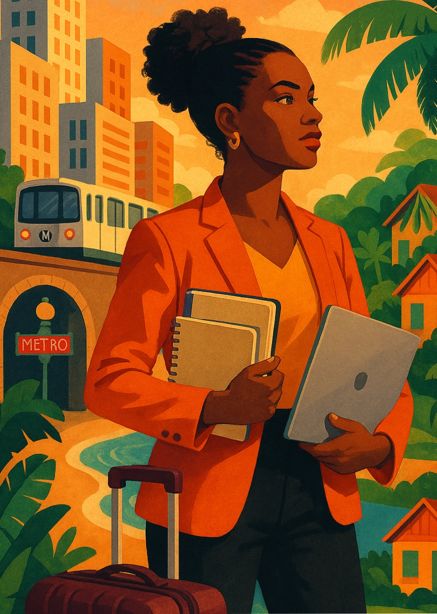 Femme martiniquaise entre deux monde