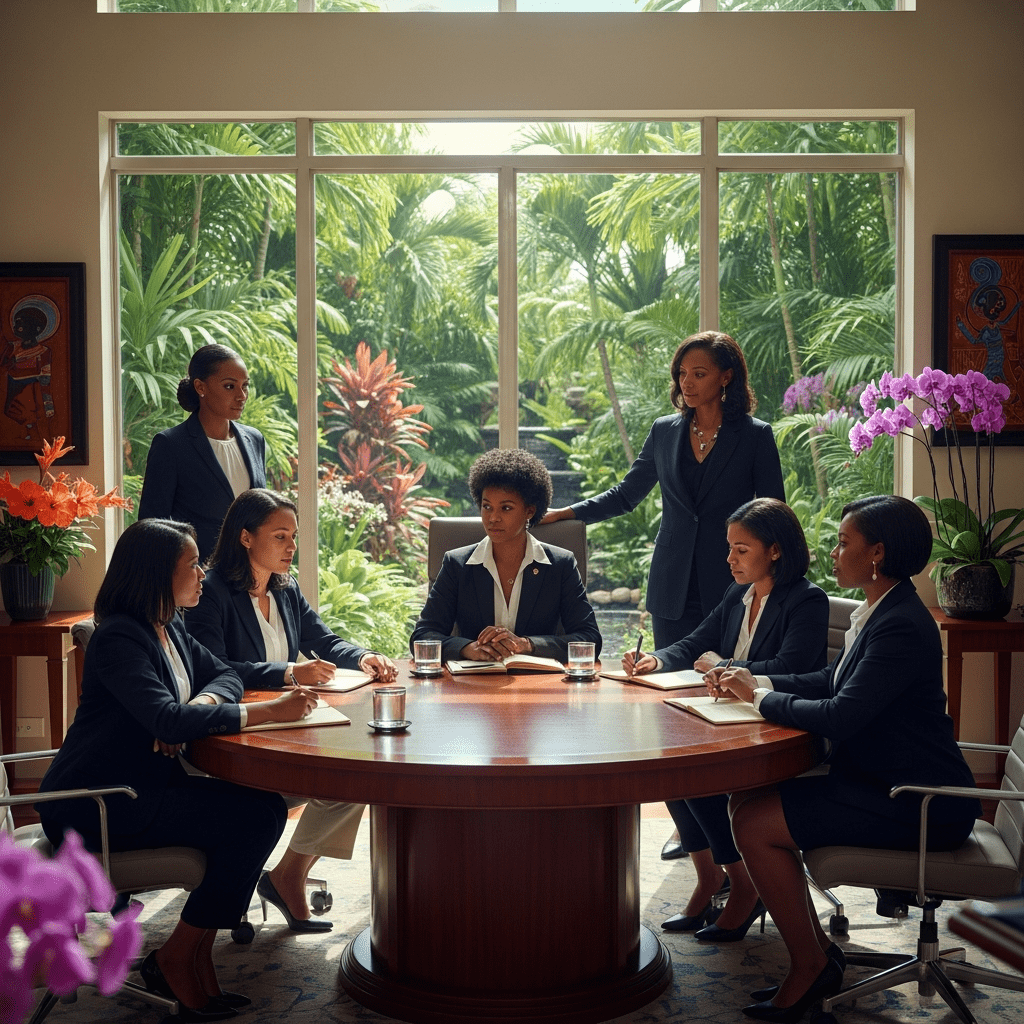 Femme leader martiniquaise inspirante